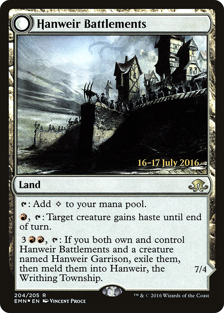 Hanweir Battlements (PRE-204S) (Foil)