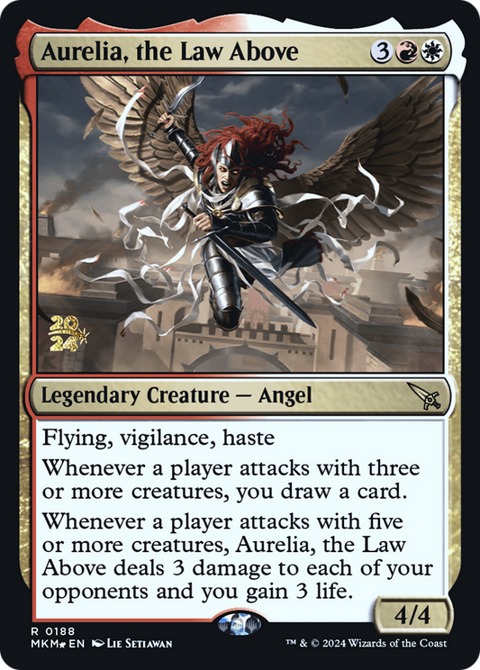 Aurelia, the Law Above (PRE-188S) (Foil)