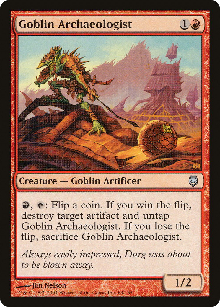 Goblin Archaeologist (DST-063) (Foil)