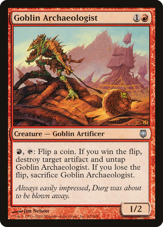 Goblin Archaeologist (DST-063) (Foil)