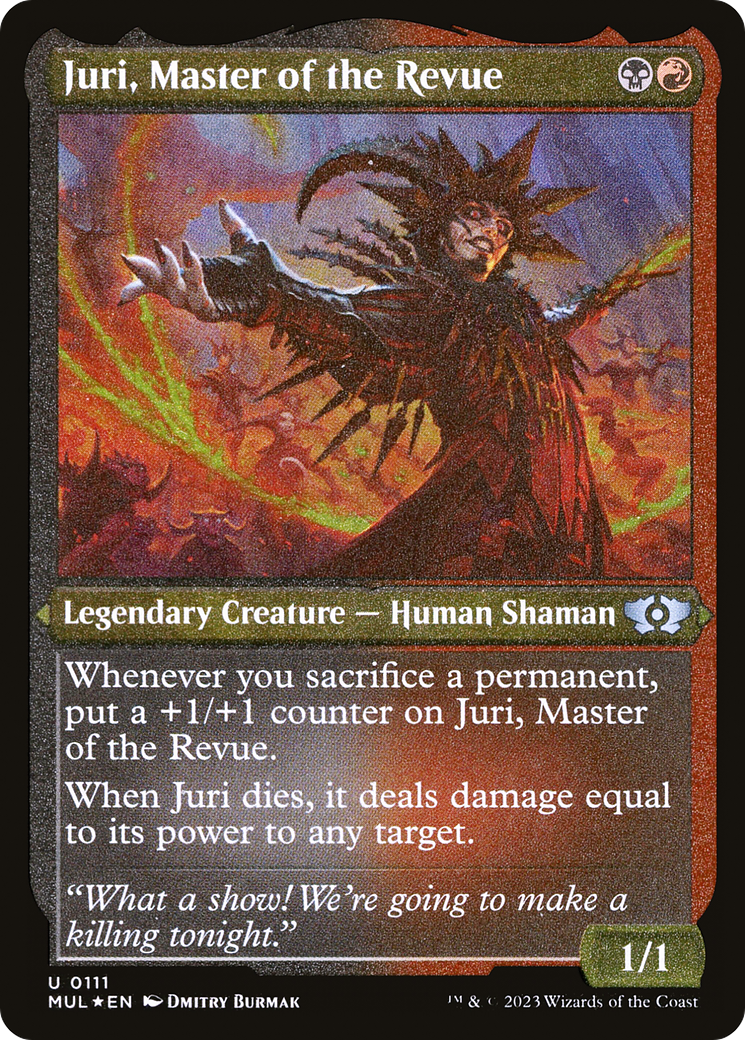 Juri, Master of the Revue (MUL-111) (Etched Foil)