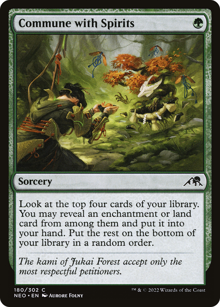 Commune with Spirits (NEO-180) (Foil)