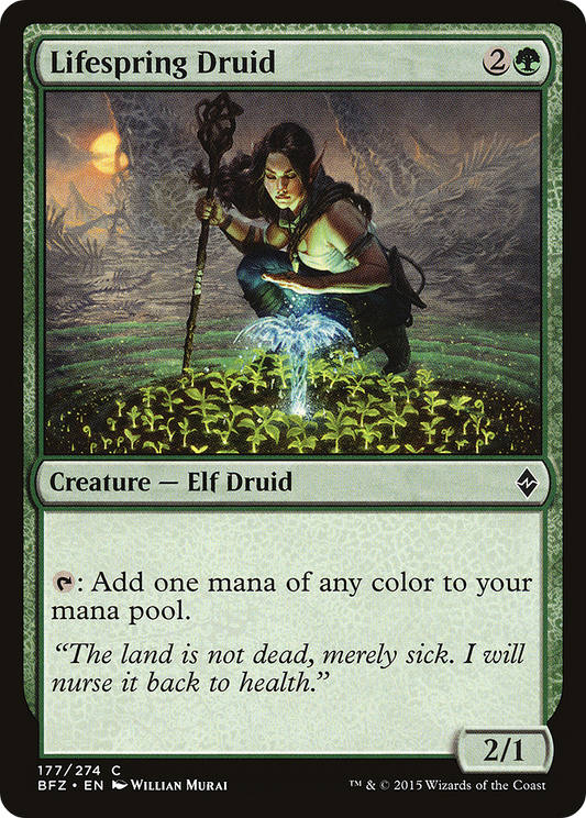 Lifespring Druid (BFZ-177) (Foil)