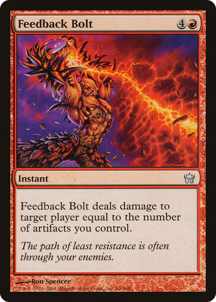 Feedback Bolt (5DN-064) (Foil)