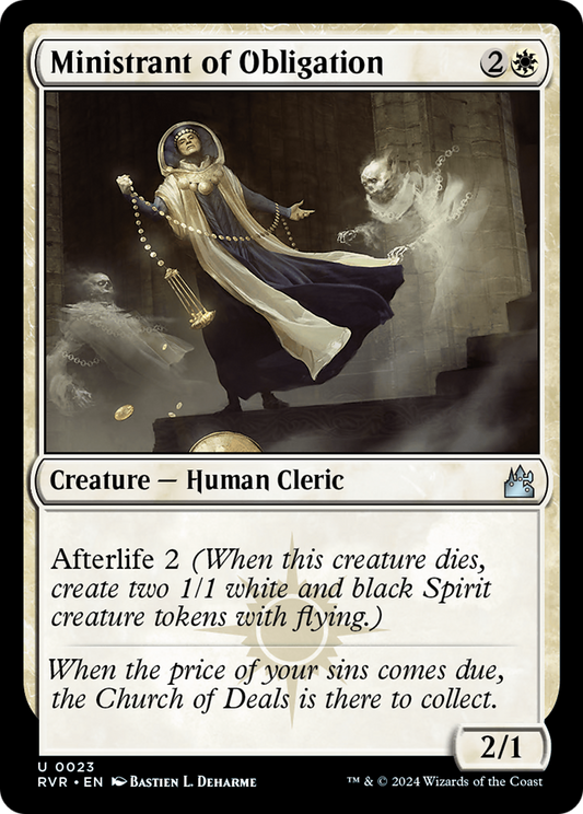 Ministrant of Obligation (RVR-023) (Foil)