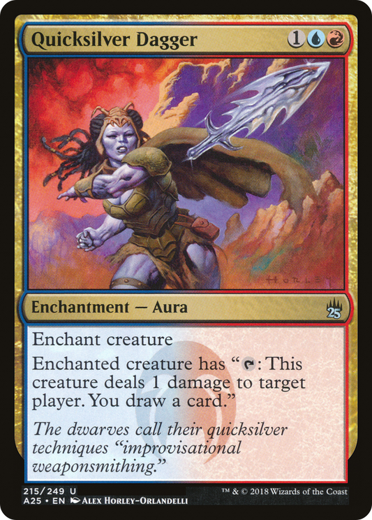 Quicksilver Dagger (A25-215) (Foil)