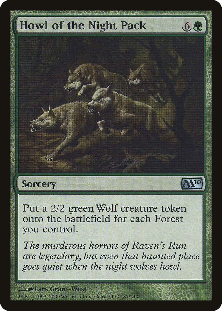 Howl of the Night Pack (M10-187) (Foil)