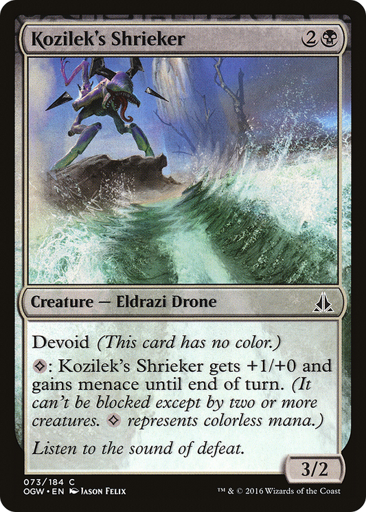 Kozilek's Shrieker (OGW-073) (Foil)