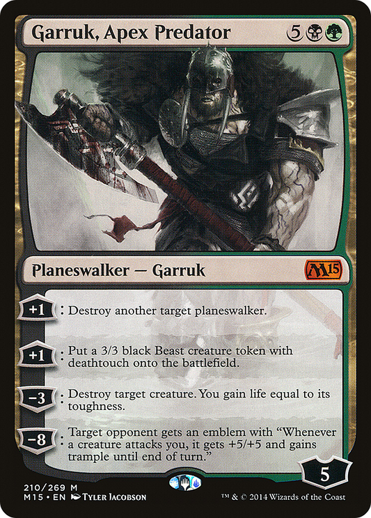 Garruk, Apex Predator (M15-210) (Foil)