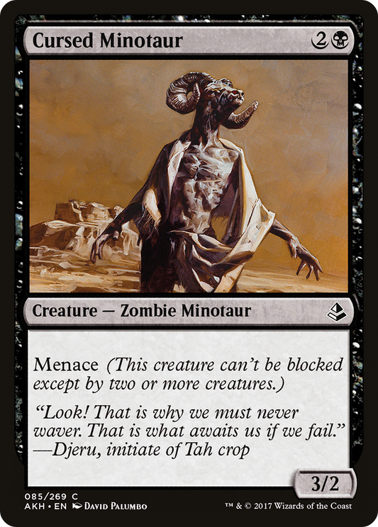 Cursed Minotaur (AKH-085) (Foil)