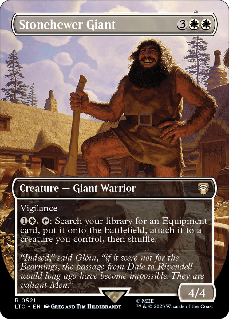 Stonehewer Giant (LTC-521) (Borderless) (Foil)