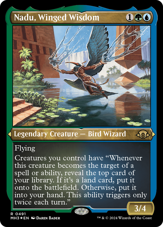 Nadu, Winged Wisdom (MH3-491) (Etched Foil)