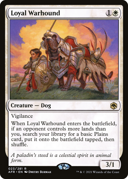 Loyal Warhound (PPAFR-23P) (Foil)