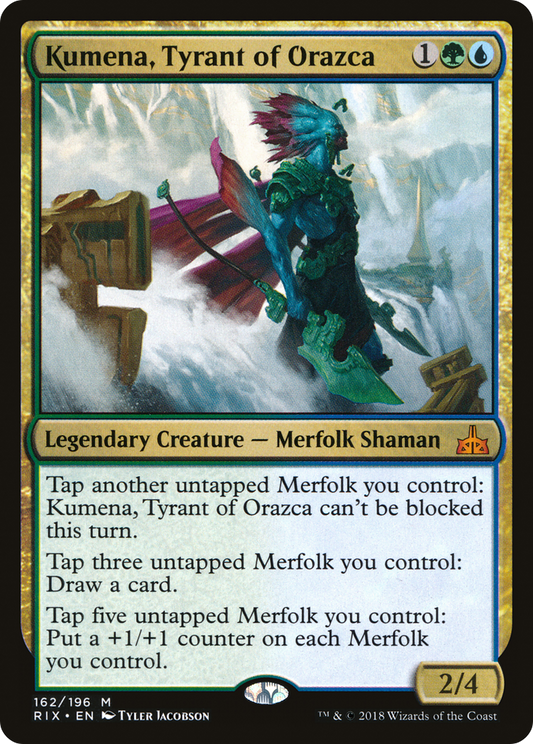 Kumena, Tyrant of Orazca (RIX-162) (Foil)