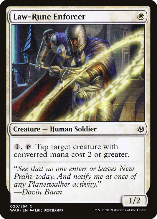 Law-Rune Enforcer (WAR-020) (Foil)