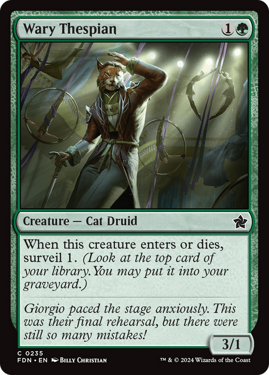 Wary Thespian (FDN-235) (Foil)
