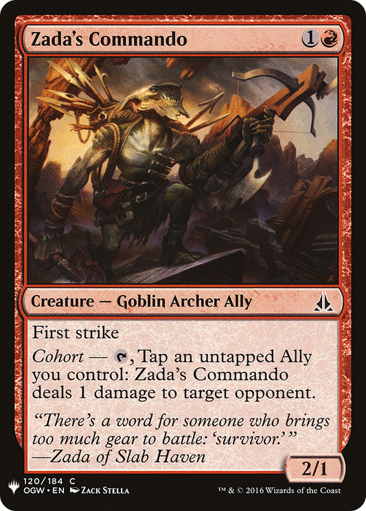 Zada's Commando (LIST-OGW-120)