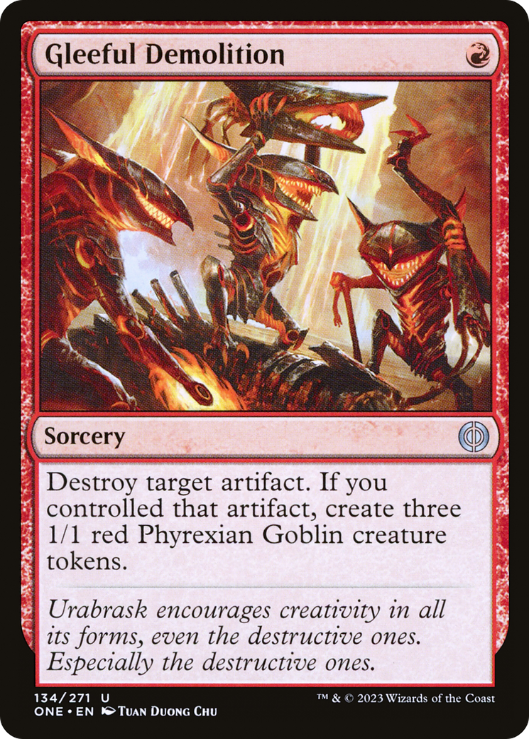 Gleeful Demolition (ONE-134) (Foil)