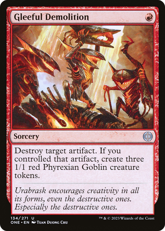 Gleeful Demolition (ONE-134) (Foil)