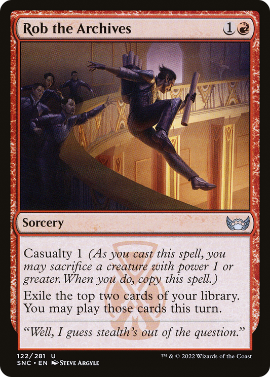 Rob the Archives (SNC-122) (Foil)
