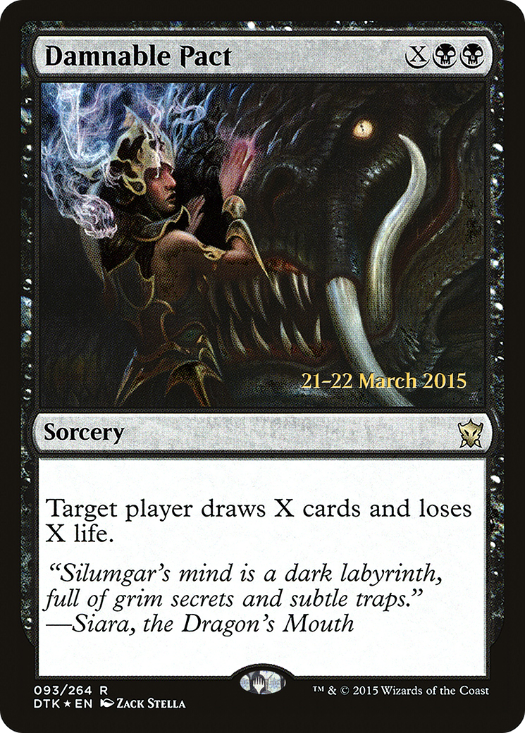 Damnable Pact (PRE-93S) (Foil)