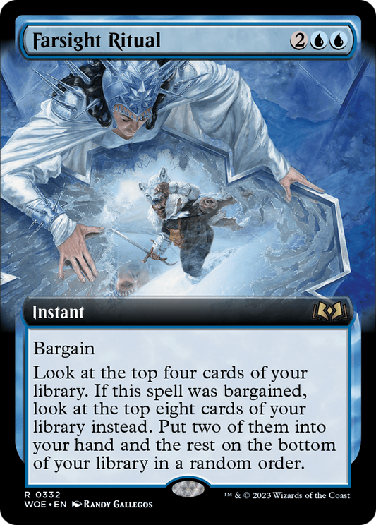 Farsight Ritual (WOE-332) (Extended Art) (Foil)