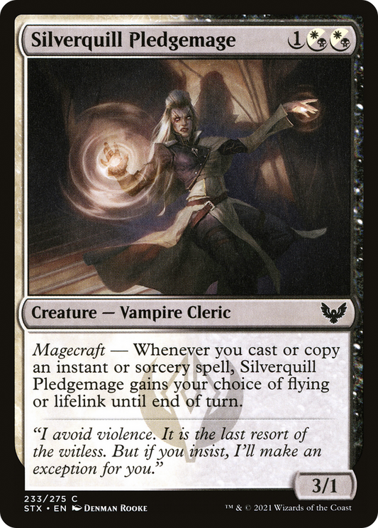 Silverquill Pledgemage (STX-233)
