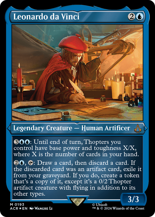 Leonardo da Vinci (ACR-193) (Etched Foil)