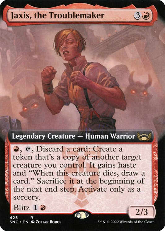 Jaxis, the Troublemaker (SNC-425) (Extended Art) (Foil)