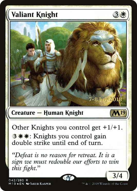 Valiant Knight (PRE-42S) (Foil)