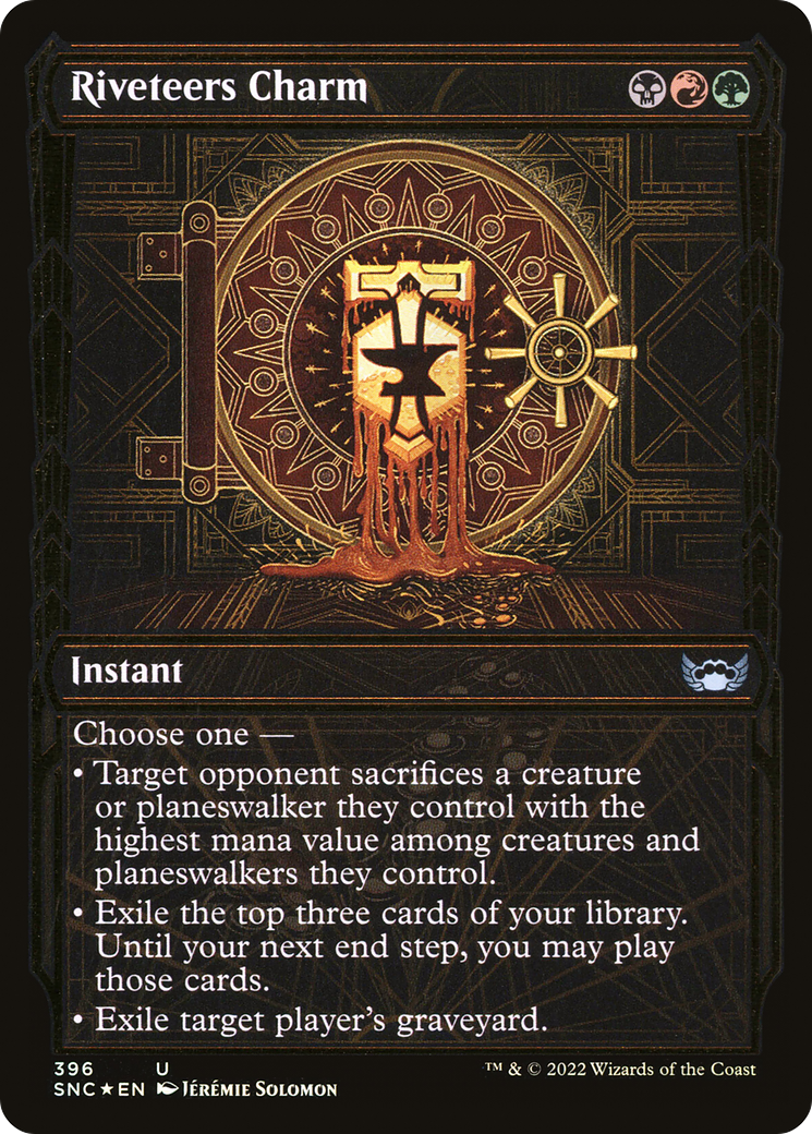 Riveteers Charm (SNC-396) (Showcase) (Gilded Foil)