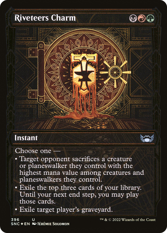 Riveteers Charm (SNC-396) (Showcase) (Gilded Foil)