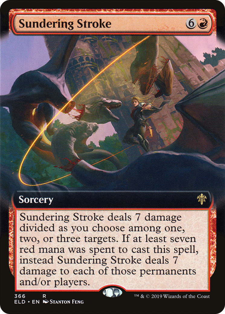 Sundering Stroke (ELD-366) (Extended Art) (Foil)