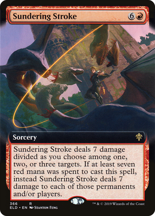 Sundering Stroke (ELD-366) (Extended Art) (Foil)