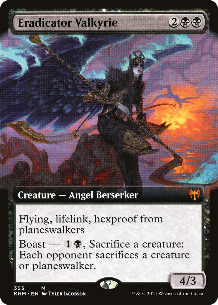 Eradicator Valkyrie (KHM-353) (Extended Art) (Foil)
