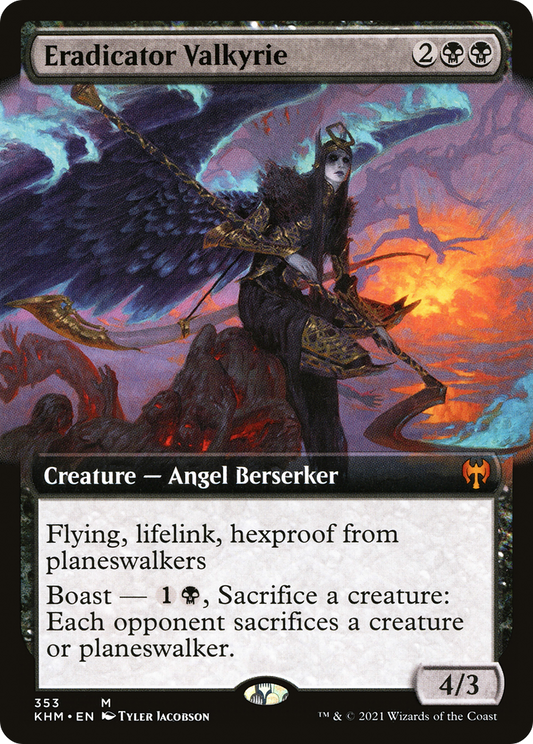 Eradicator Valkyrie (KHM-353) (Extended Art) (Foil)