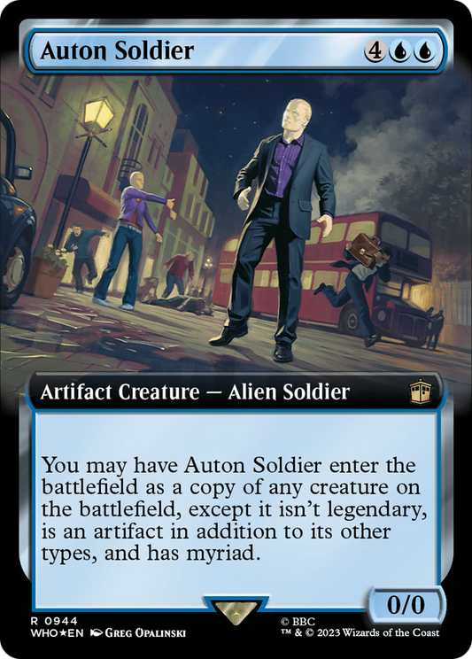 Auton Soldier (WHO-944) (Extended Art) (Surge Foil)