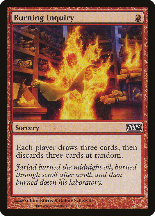 Burning Inquiry (M10-128)