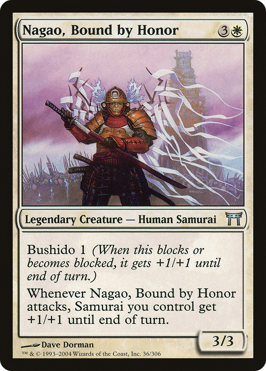 Nagao, Bound by Honor (CHK-036) (Foil)