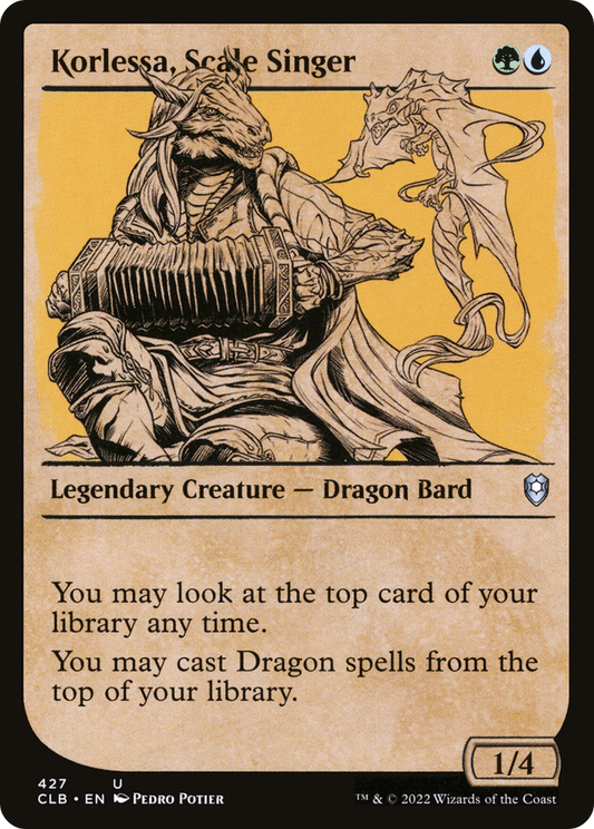 Korlessa, Scale Singer (CLB-427) (Showcase) (Foil)