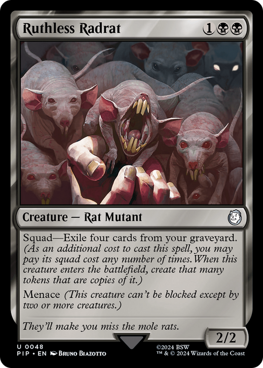 Ruthless Radrat (PIP-048) (Foil)