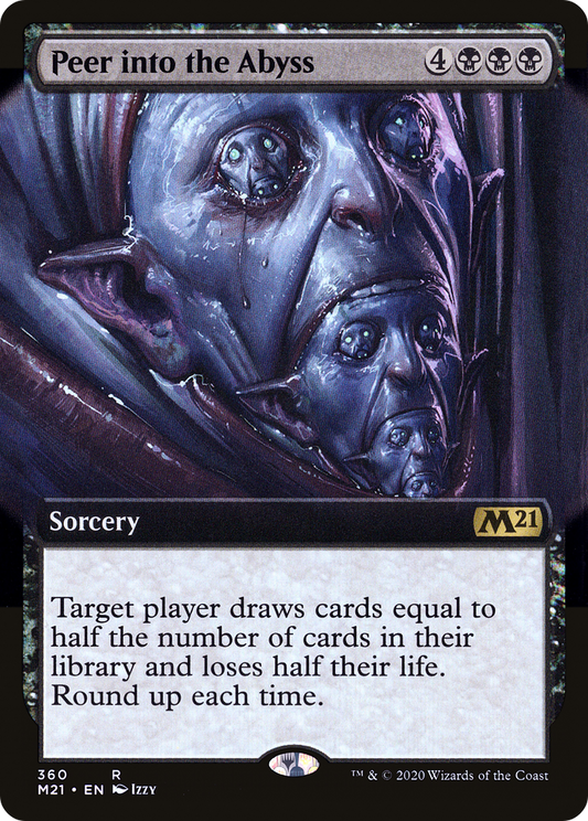 Peer into the Abyss (M21-360) (Extended Art) (Foil)