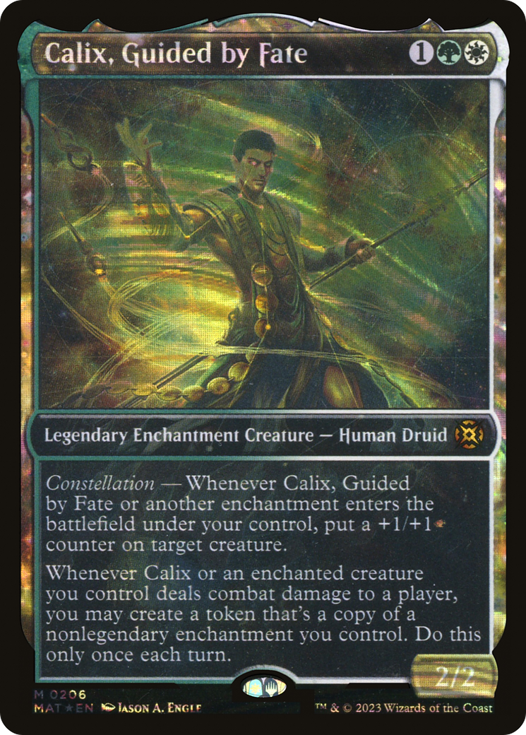 Calix, Guided by Fate (MAT-206) (Showcase) (Halo) (Foil)