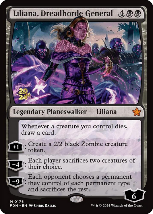 Liliana, Dreadhorde General (PRE-176S) (Foil)