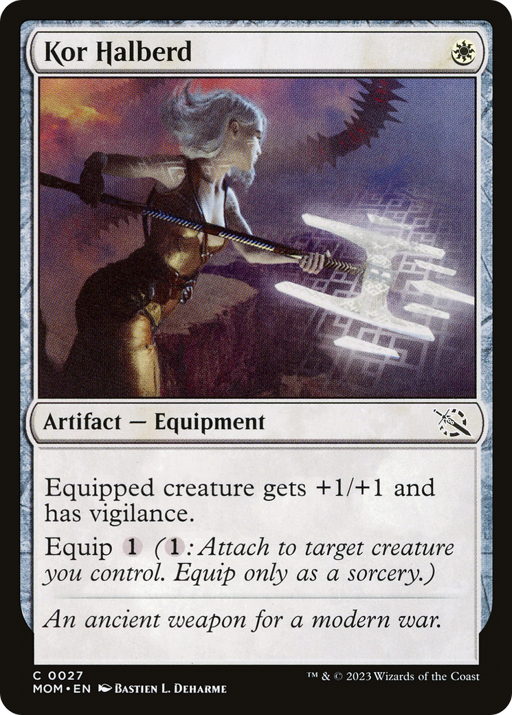 Kor Halberd (MOM-027) (Foil)