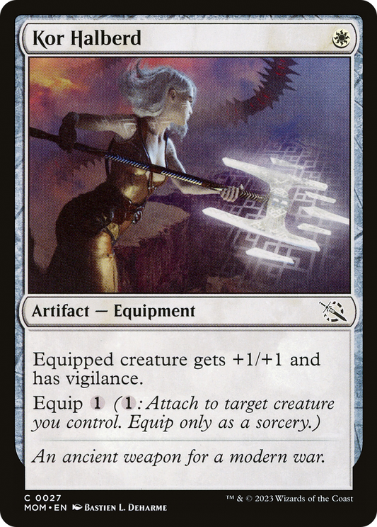 Kor Halberd (MOM-027) (Foil)