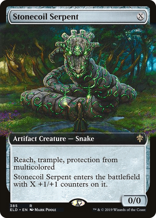 Stonecoil Serpent (ELD-385) (Extended Art)