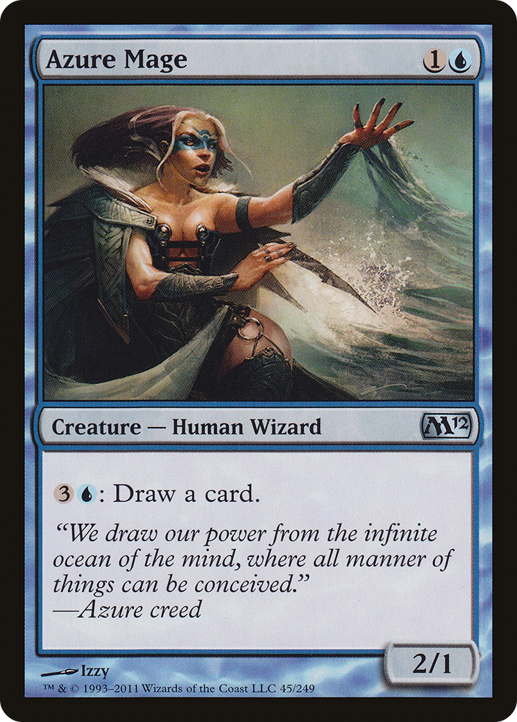 Azure Mage (M12-045) (Foil)