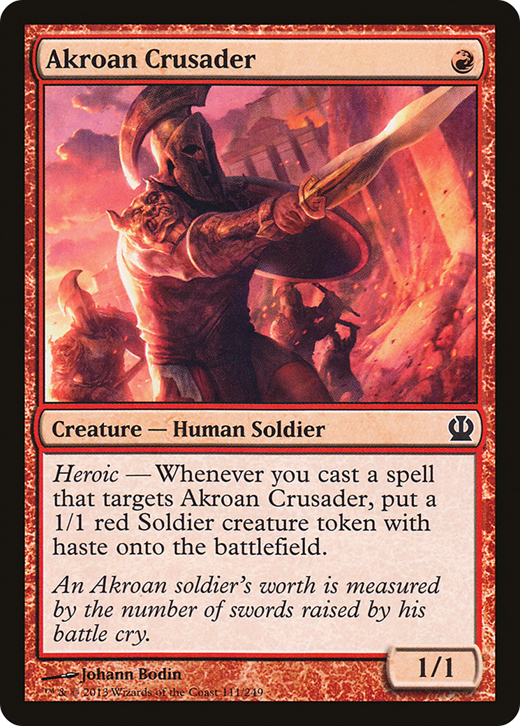 Akroan Crusader (THS-111) (Foil)
