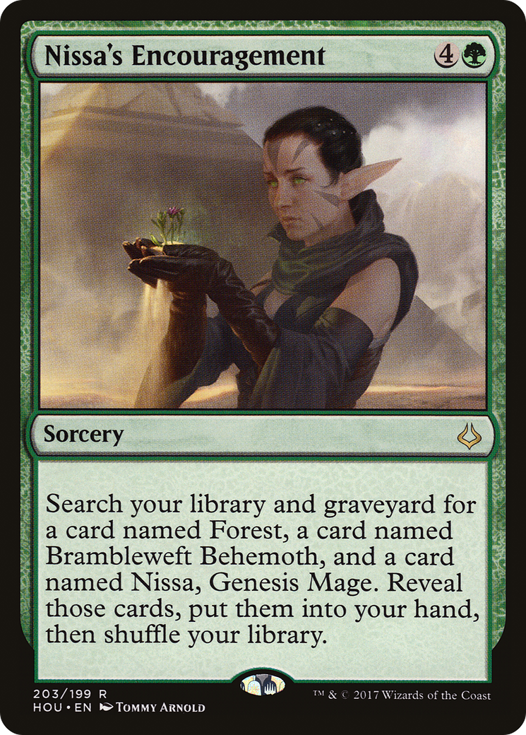 Nissa's Encouragement (HOU-203)